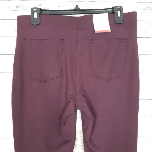 Style & Co Legging PL Mid Rise Cranberry 433 - Picture 3 of 6